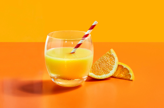 Fresh orange shop juice calories 100ml